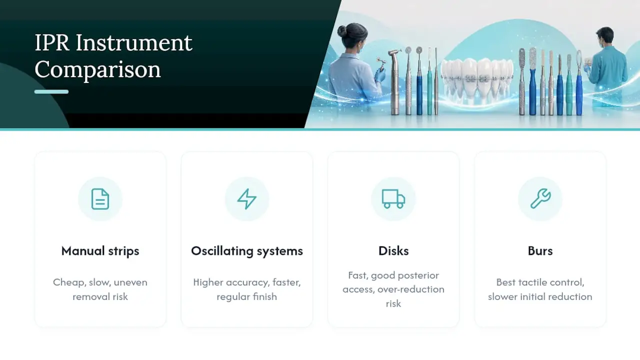 Comparison of four IPR instrument methods