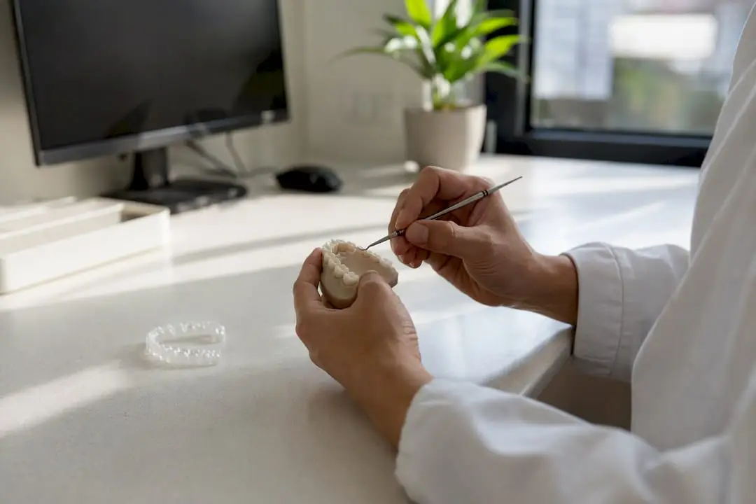 Aligner tray and dental 3D model in workflow